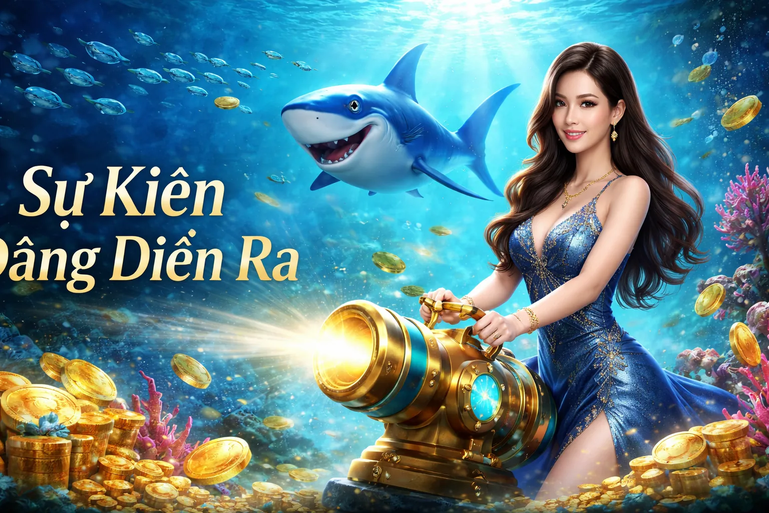 Hình ảnh chính trò chơi Xèng jn88 app với hiệu ứng ánh sáng rực rỡ và biểu tượng may mắn